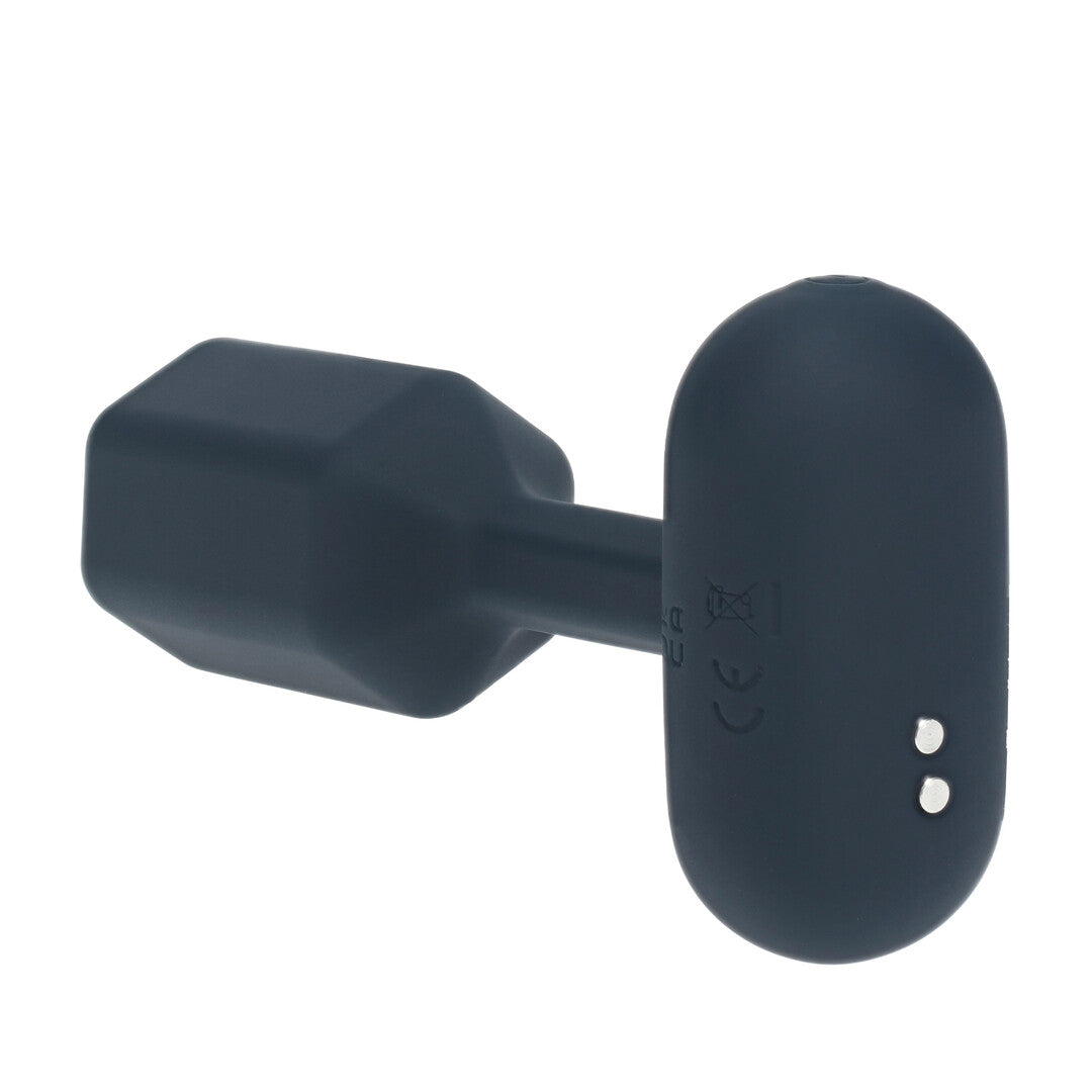 Altıgen Silikon Titreşimli Anal Plug - Küçük Boy