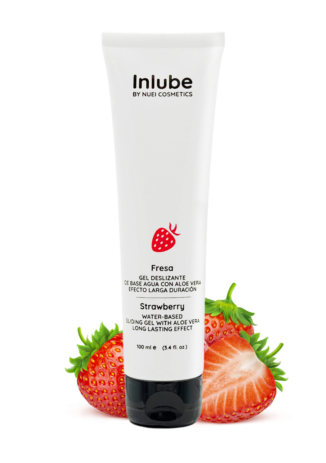 Çilekli ve Yenilebilir Su Bazlı Vegan Kayganlaştırıcı Jel