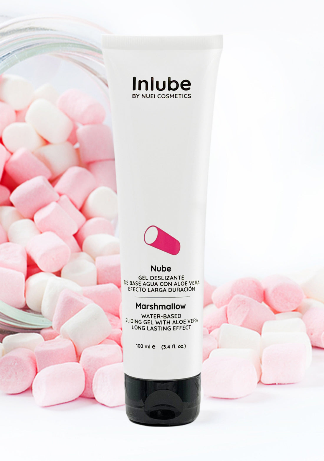 Marshmallow Aromalı Su Bazlı Doğal Vegan Yenilebilir Kayganlaştırıcı 100ml