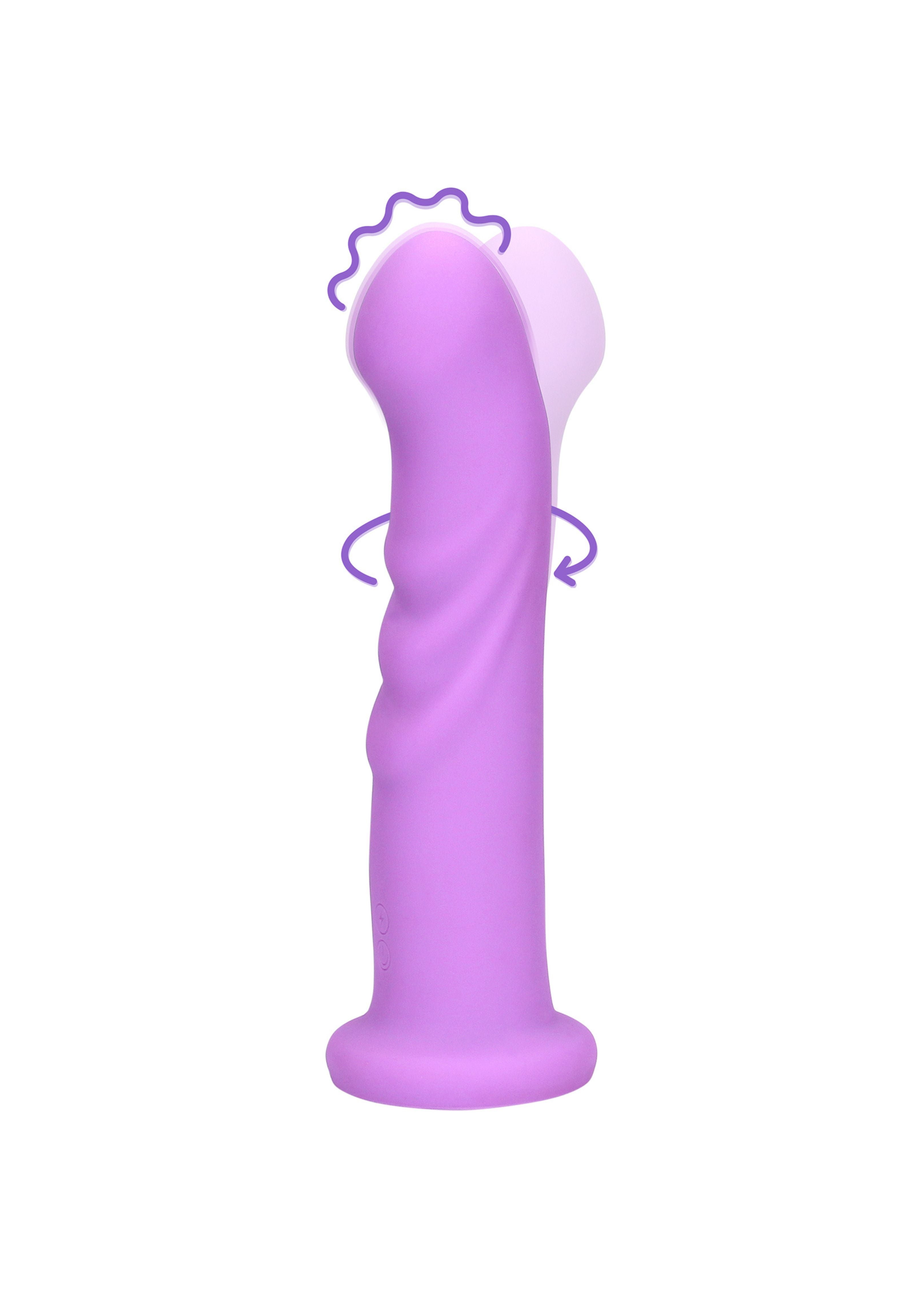 Ultra Yumuşak 180° Dönen Dildo Vibratör