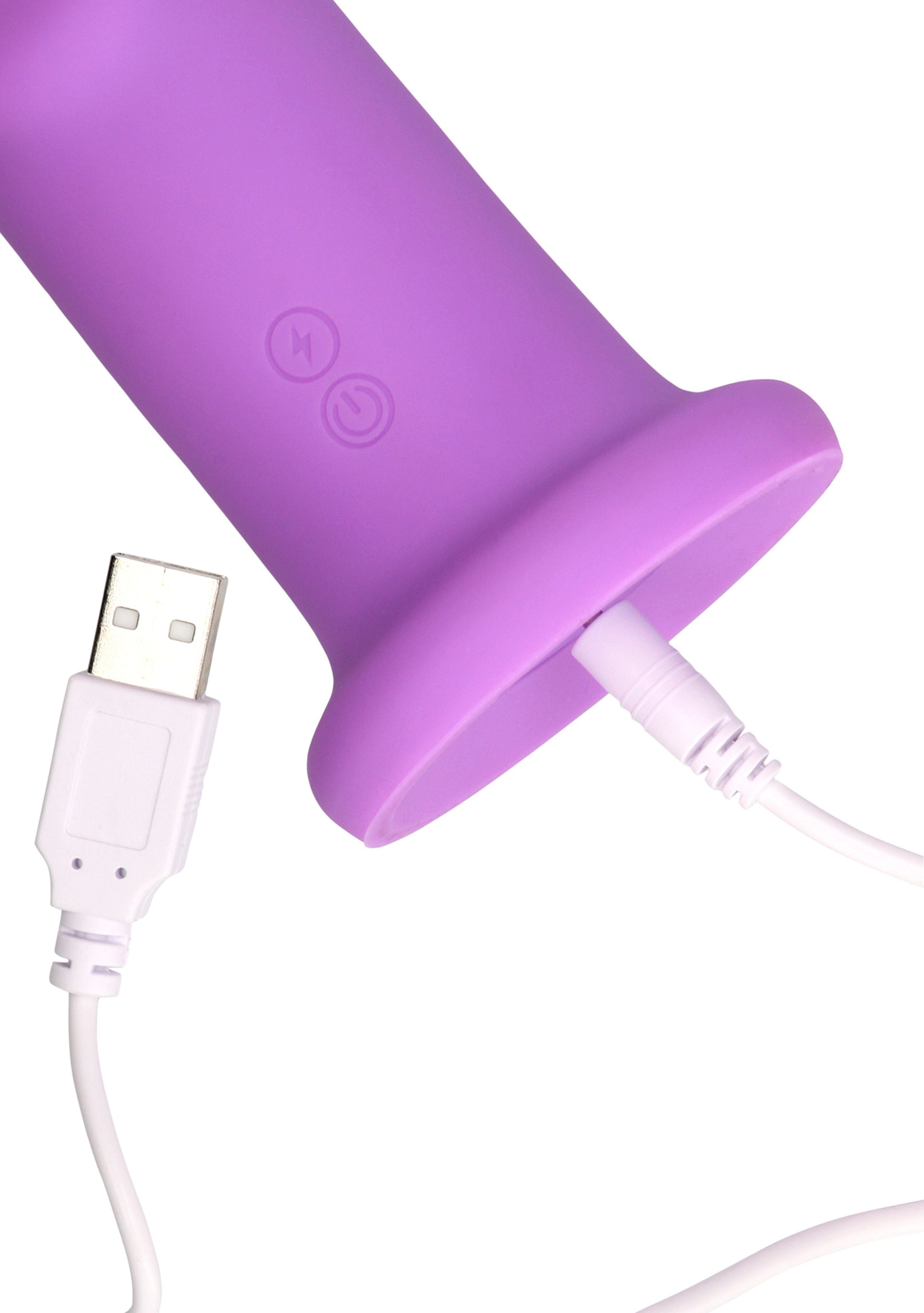 Ultra Yumuşak 180° Dönen Dildo Vibratör