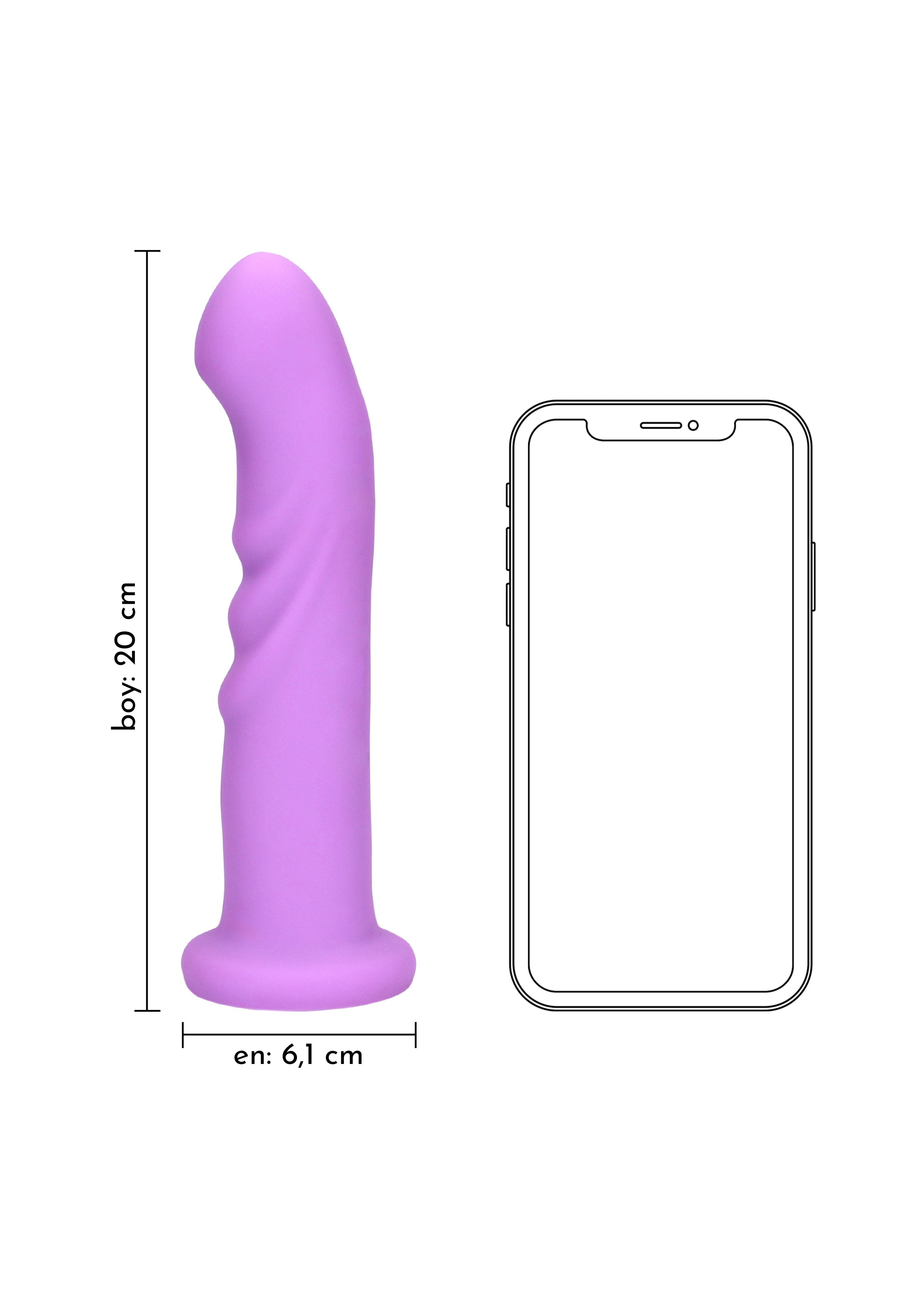Ultra Yumuşak 180° Dönen Dildo Vibratör