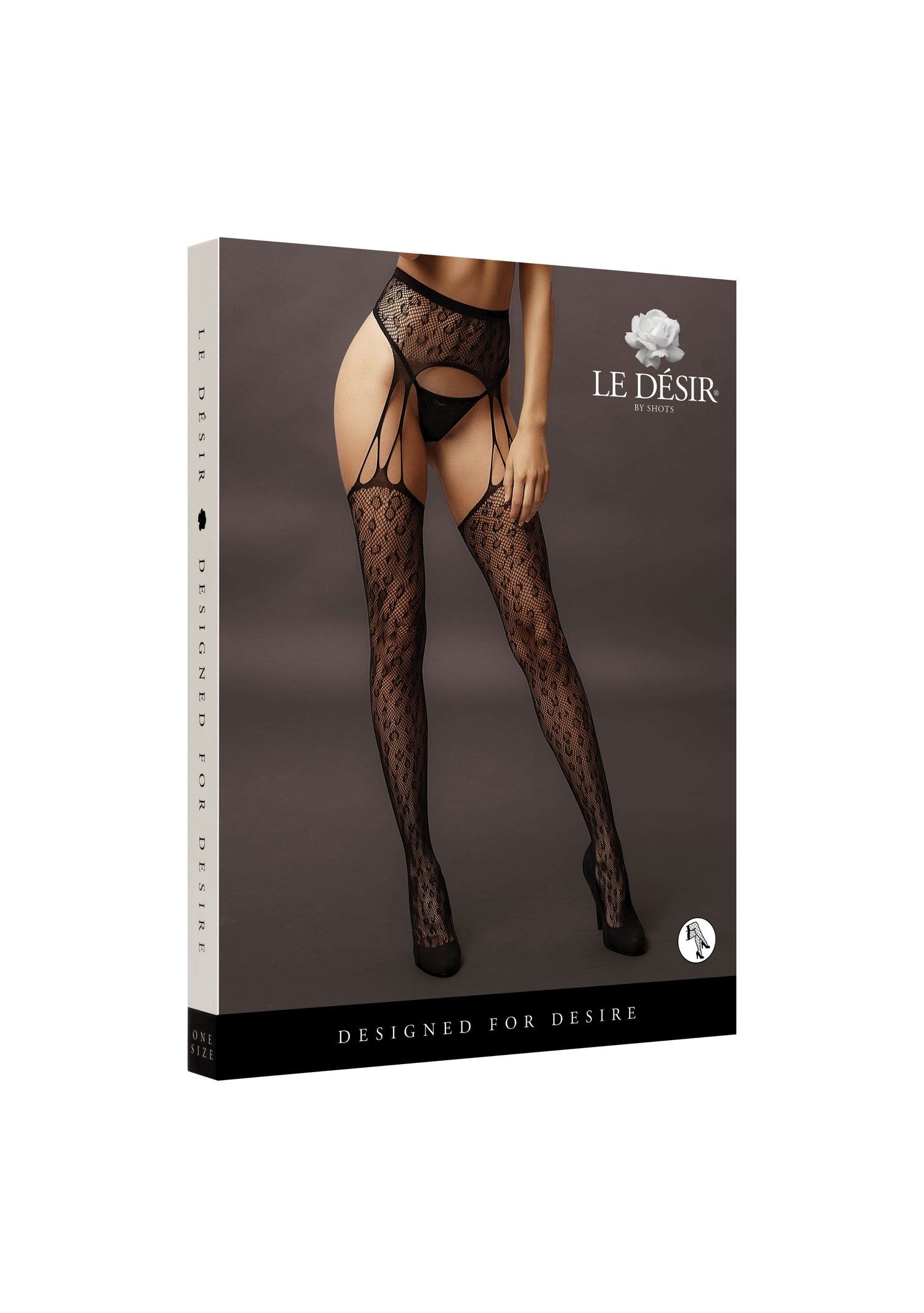 Jartiyerli Leopar File Çorap