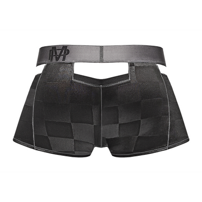 Açık Detaylı Fantezi Boxer Siyah XL