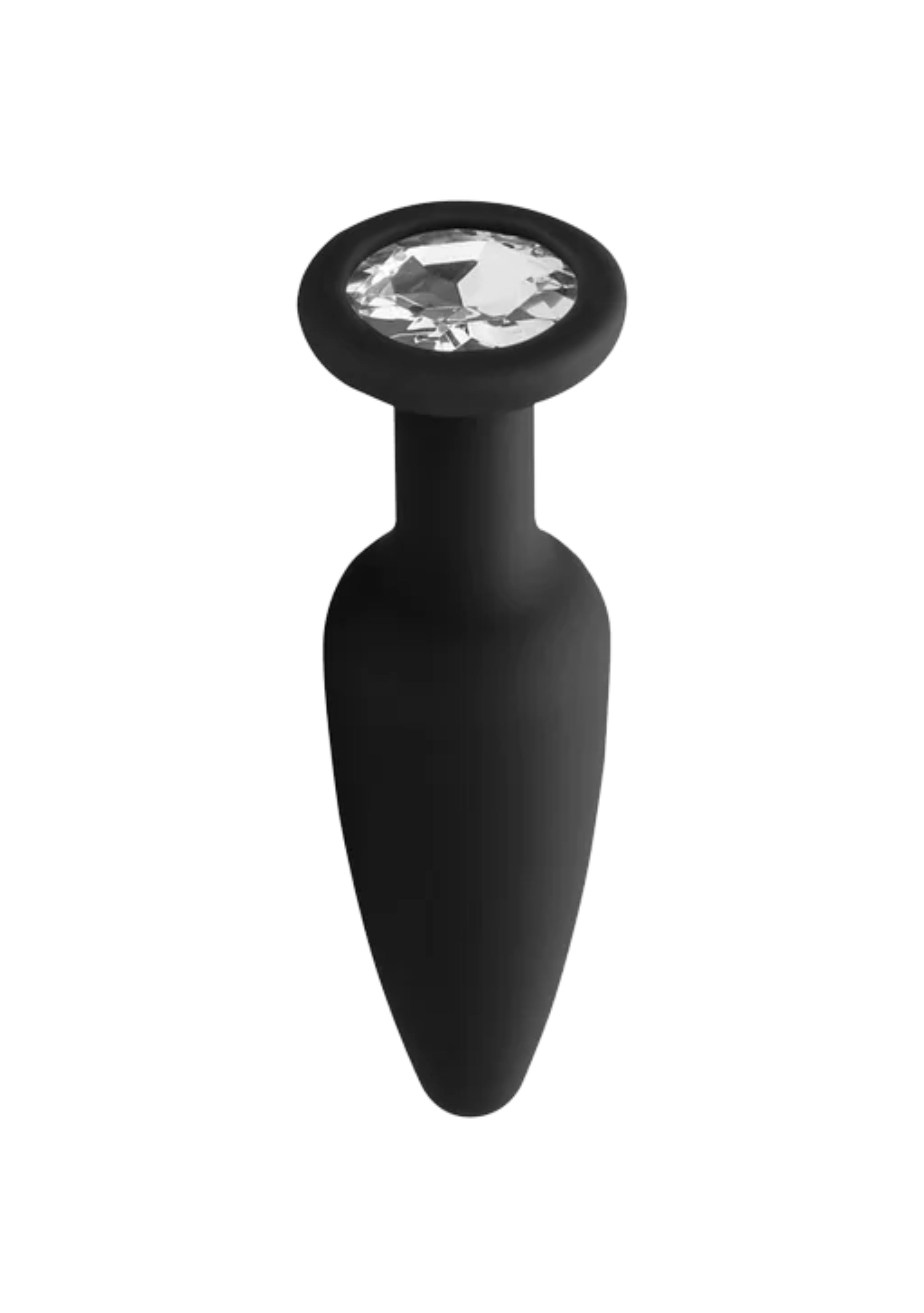 Koni Formlu Taş Detaylı Butt Plug – Diamond Tabanlı