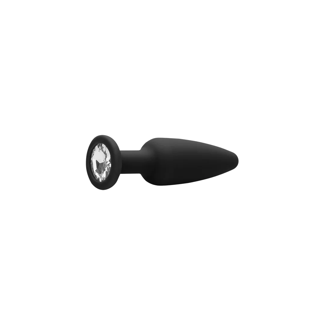 Koni Formlu Taş Detaylı Butt Plug – Diamond Tabanlı