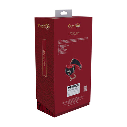 Milan Collection Ayak Bileği Kelepçesi Siyah/Kırmızı