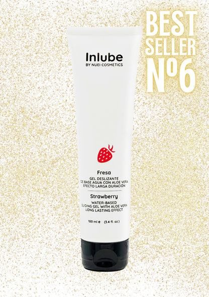 Çilekli ve Yenilebilir Su Bazlı Vegan Kayganlaştırıcı Jel